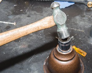 Removing the moen shower head distributor